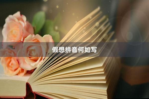 假想拼音何如写